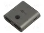GOOBAY Switch HDMI con 2 Entradas y 1 Salida, Gris