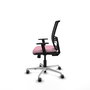 PIQUERAS Y CRESPO Silla de oficina Yunquera Rosa con mecanismo Sincro/Traslack