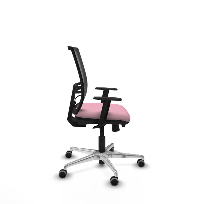 PIQUERAS Y CRESPO Silla de oficina Yunquera Rosa con mecanismo Sincro/Traslack PIQUERAS Y CRESPO Silla de oficina Yunquera Rosa con mecanismo Sincro/Traslack