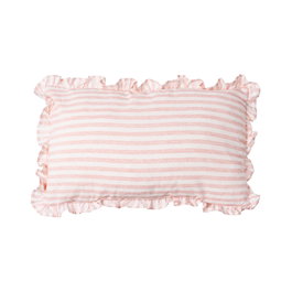 Cojín Rayas Rosa Algodón 50 X 30 cm (Set de 2)
