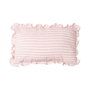 Cojín Rayas Rosa Algodón 50 X 30 cm (Set de 2)