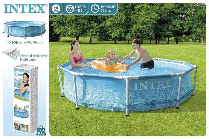 Intex Piscina Desmontable Beachside Frame 305x76 cm