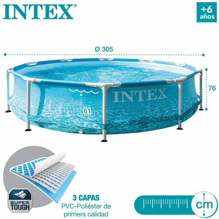 Intex Piscina Desmontable Beachside Frame 305x76 cm