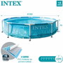 Intex Piscina Desmontable Beachside Frame 305x76 cm