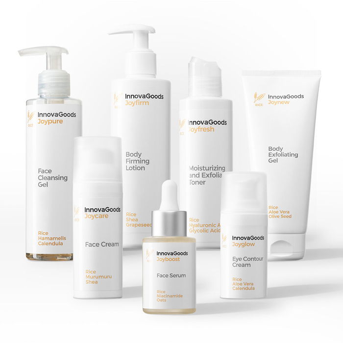 Pack de Rutina Facial y Corporal Rice InnovaGoods