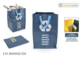 Confortime Bolsa Rafia Reciclaje Papel 32 cm (Ancho) x 44 cm (Largo) x 0.5 cm (Alto) (24 Unidades)