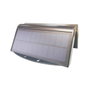 Edm Aplique solar 6W 430lm 6.500K con sensor, color negro