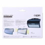 Edm Aplique solar 6W 430lm 6.500K con sensor, color negro
