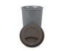 ZARA HOME Taza de Cerámica con Tapa de Silicona y Cozy Griss Gris 520 mL