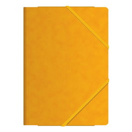 Carpeta De Gomas Y Solapas Dohe Fº Carton Amarillo