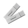 Intenso Ultra Line 3531490 Pendrive USB 3.2 Gen 1, 64 GB, Plata, Pack de 2 Unidades, Velocidad Lectura 70 MB/s