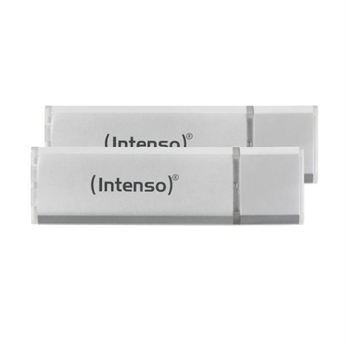 Intenso Pack de 2 Memorias USB Ultra Line 64 GB Plata Intenso Pack de 2 Memorias USB Ultra Line 64 GB Plata