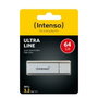 Intenso Pack de 2 Memorias USB Ultra Line 64 GB Plata