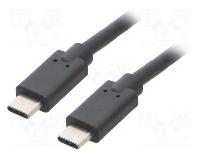Qoltec Cable USB 3.1 tipo C a tipo C de 3 metros, Negro Qoltec Cable USB 3.1 tipo C a tipo C de 3 metros, Negro