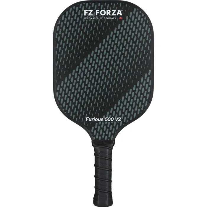 FZ Forza Pala de pickleball Furious 500 V2 - Fibra de vidrio - 220 g - Negra