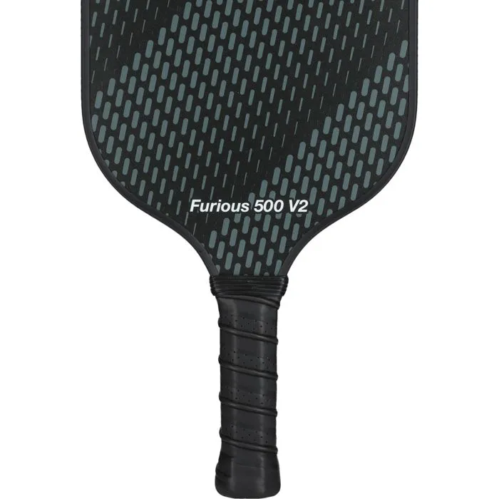 FZ Forza Pala de pickleball Furious 500 V2 - Fibra de vidrio - 220 g - Negra