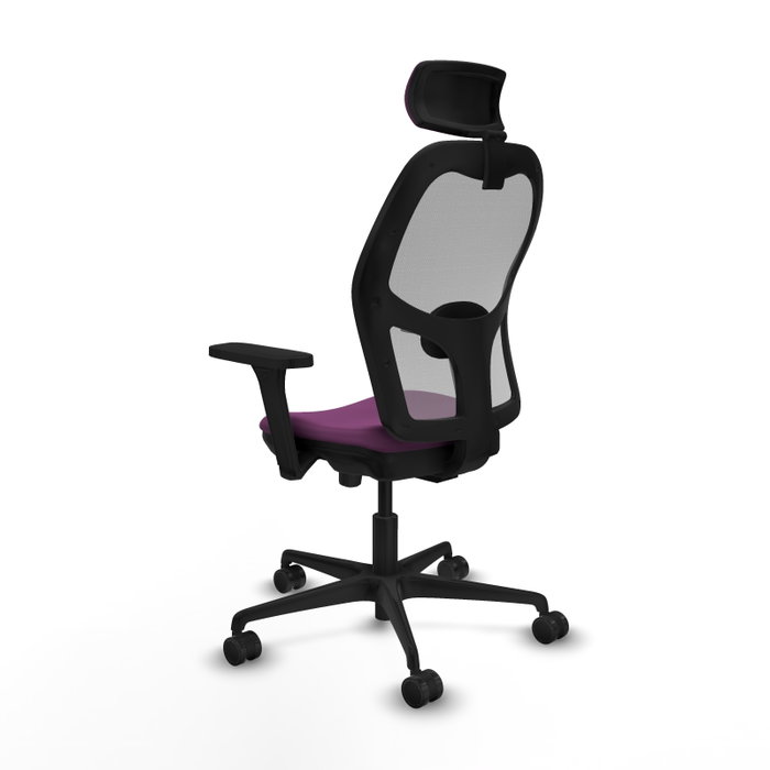 PIQUERAS Y CRESPO Silla de oficina Jorquera con mecanismo Sincro/Traslack Morado y Gris PIQUERAS Y CRESPO Silla de oficina Jorquera con mecanismo Sincro/Traslack Morado y Gris