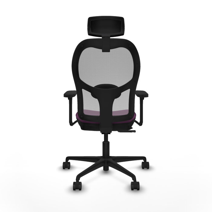 PIQUERAS Y CRESPO Silla de oficina Jorquera con mecanismo Sincro/Traslack Morado y Gris PIQUERAS Y CRESPO Silla de oficina Jorquera con mecanismo Sincro/Traslack Morado y Gris
