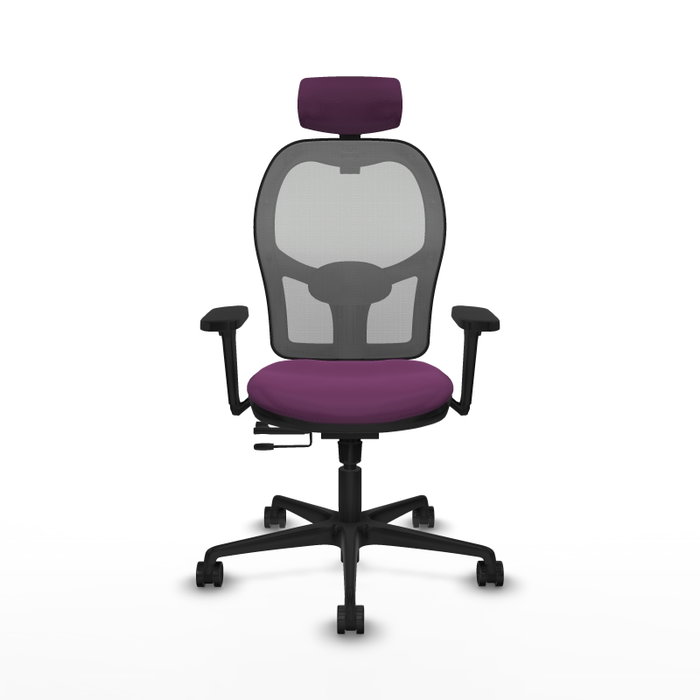PIQUERAS Y CRESPO Silla de oficina Jorquera con mecanismo Sincro/Traslack Morado y Gris PIQUERAS Y CRESPO Silla de oficina Jorquera con mecanismo Sincro/Traslack Morado y Gris