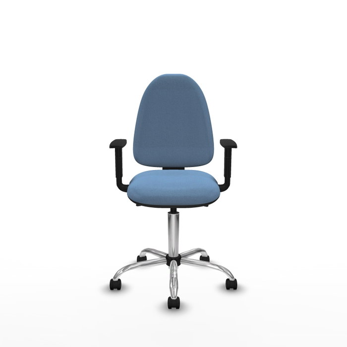 PIQUERAS Y CRESPO Silla de oficina Aýna Azul cielo con mecanismo Asincro