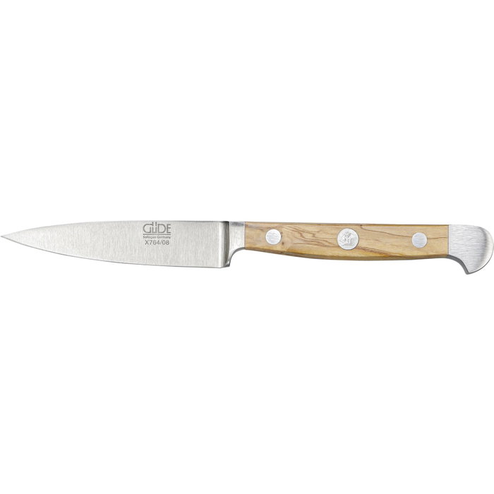 Güde Alpha Cuchillo de Pelar 8 cm Madera de Olivo, Marrón / Plata Güde Alpha Cuchillo de Pelar 8 cm Madera de Olivo, Marrón / Plata