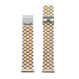 Watxandco Correa para Mujer Plateada 38mm