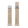 Watxandco Correa para Mujer Plateada 38mm