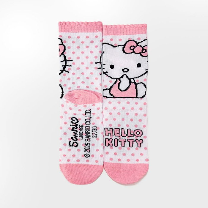 Cerdá Pack de 4 Calcetines Hello Kitty Talla 31-34 Rosa