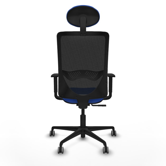 PIQUERAS Y CRESPO Silla de oficina Zulema con mecanismo Sincro, Azul y Negro PIQUERAS Y CRESPO Silla de oficina Zulema con mecanismo Sincro, Azul y Negro