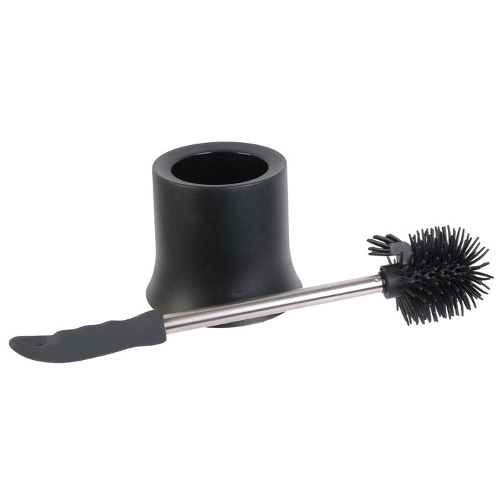 Je cherche une Idee Escobilla WC con Mango Ergonómico y Cabezal Desenroscable para Limpieza Integral del Inodoro 38 cm