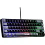 The G-Lab Teclado Gaming KEYZ-HYDRO-BKG/FR 60% Membrana Negro + Gris
