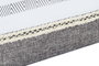 DKD Home Decor Cesta de Poliéster Soft Boho - Set de 2 Unidades - Rosa Palo y Gris