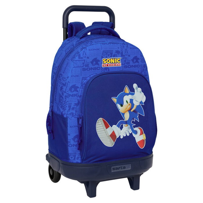 Safta Mochila Trolley Compact Extraíble Sonic the Hedgehog 45cm Safta Mochila Trolley Compact Extraíble Sonic the Hedgehog 45cm