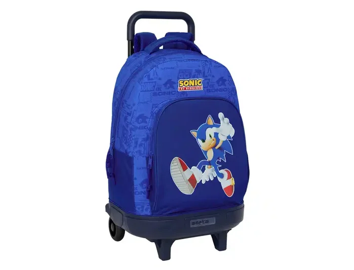 Safta Mochila Trolley Compact Extraíble Sonic the Hedgehog 45cm Safta Mochila Trolley Compact Extraíble Sonic the Hedgehog 45cm
