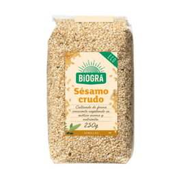Biográ Sésamo Crudo Bio 250g Semillas ecológicas ricas en calcio y hierro