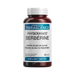 THERASCIENCE Physiomance Berberina 60 Comp. Ayuda a Mantener Niveles Normales de Glucosa y Triglicéridos