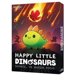 Asmodee Happy Little Dinosaurs - Juego de Mesa de Cartas para 2 a 4 Jugadores, PEGI, en Español