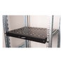 ROLINE Estante extraíble de 1U para rack de 19 pulgadas, 48,26 cm, 25 kg, negro