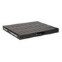 ROLINE Estante extraíble de 1U para rack de 19 pulgadas, 48,26 cm, 25 kg, negro