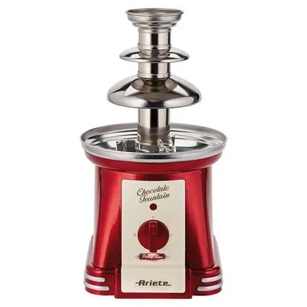 FUENTE DE CHOCOLATE ARIETE PARTY TIME 2962 - 90W - TORRE ACERO INOX - PARA 500G CHOCOLATE - REGULADOR DOBLE INTENSIDAD FUENTE DE CHOCOLATE ARIETE PARTY TIME 2962 - 90W - TORRE ACERO INOX - PARA 500G CHOCOLATE - REGULADOR DOBLE INTENSIDAD