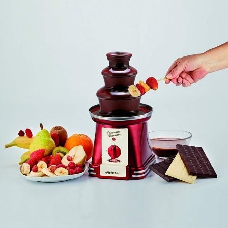 FUENTE DE CHOCOLATE ARIETE PARTY TIME 2962 - 90W - TORRE ACERO INOX - PARA 500G CHOCOLATE - REGULADOR DOBLE INTENSIDAD FUENTE DE CHOCOLATE ARIETE PARTY TIME 2962 - 90W - TORRE ACERO INOX - PARA 500G CHOCOLATE - REGULADOR DOBLE INTENSIDAD