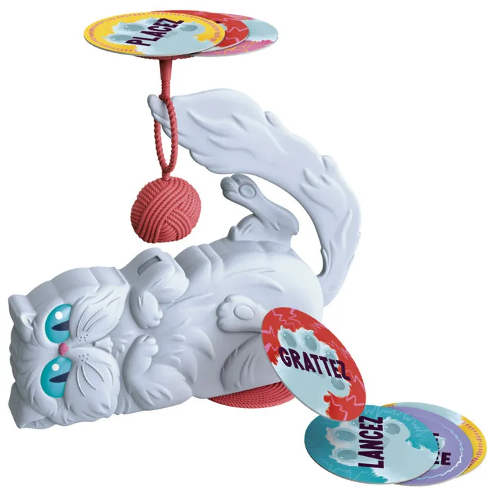 Hasbro Gaming Claw-Cat El Gato Inteligente Juego de Cartas Familiar HASG2954FA0, para 3 a 6 Jugadores +8 Años, Duración 15 Minutos Hasbro Gaming Claw-Cat El Gato Inteligente Juego de Cartas Familiar HASG2954FA0, para 3 a 6 Jugadores +8 Años, Duración 15 Minutos