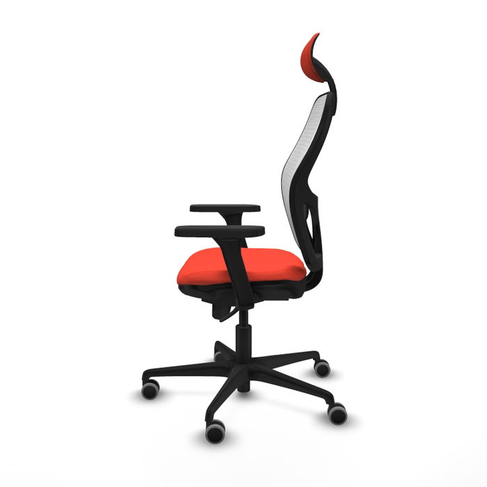 PIQUERAS Y CRESPO Silla de oficina Jorquera Naranja oscuro y Blanco PIQUERAS Y CRESPO Silla de oficina Jorquera Naranja oscuro y Blanco