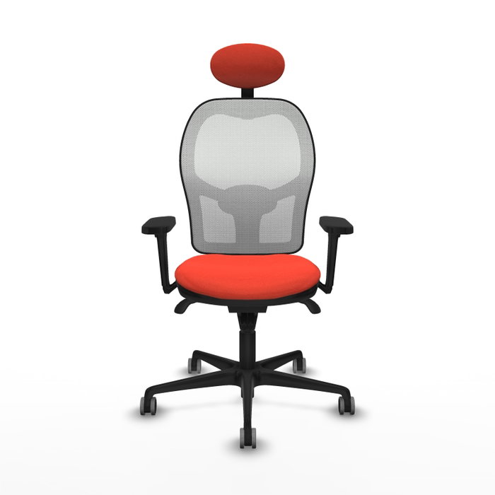 PIQUERAS Y CRESPO Silla de oficina Jorquera Naranja oscuro y Blanco PIQUERAS Y CRESPO Silla de oficina Jorquera Naranja oscuro y Blanco