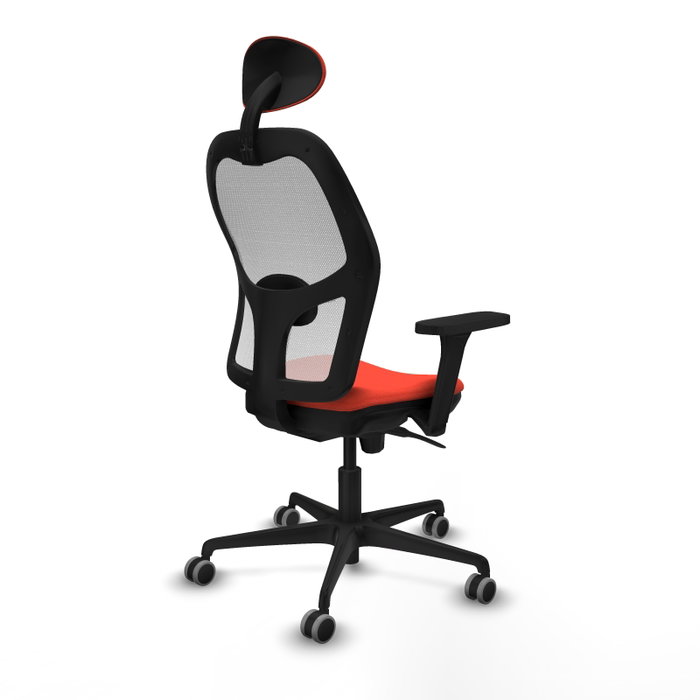PIQUERAS Y CRESPO Silla de oficina Jorquera Naranja oscuro y Blanco PIQUERAS Y CRESPO Silla de oficina Jorquera Naranja oscuro y Blanco