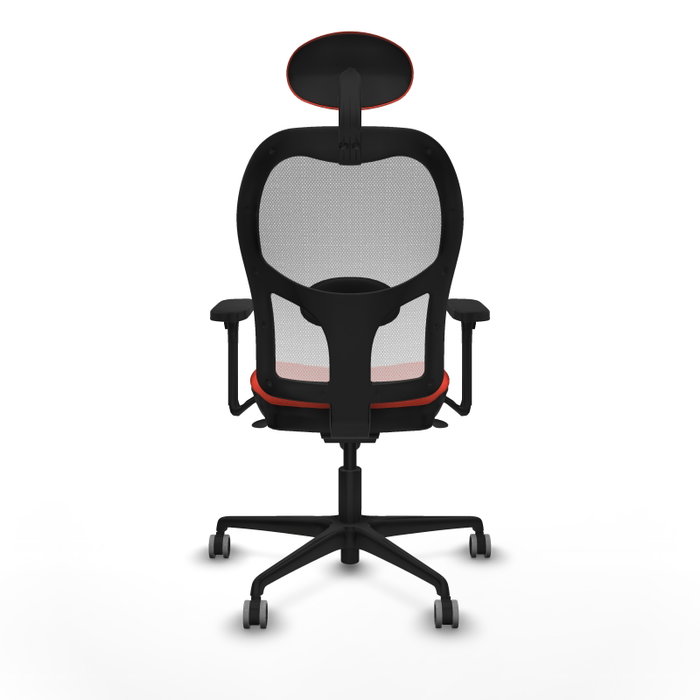PIQUERAS Y CRESPO Silla de oficina Jorquera Naranja oscuro y Blanco PIQUERAS Y CRESPO Silla de oficina Jorquera Naranja oscuro y Blanco
