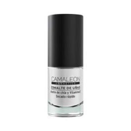 Camaleon Esmalte de Uñas Blanco 6ml Secado Rápido Larga Duración Brillo Vegano Cruelty Free