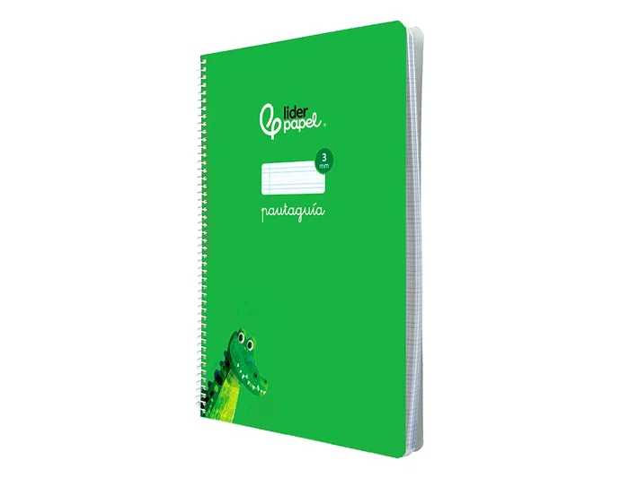 Liderpapel Cuaderno Espiral Pautaguía A4 Tapa Blanda 80 Hojas 75gr Cuadro Pautado 3mm Verde Liderpapel Cuaderno Espiral Pautaguía A4 Tapa Blanda 80 Hojas 75gr Cuadro Pautado 3mm Verde