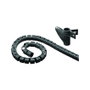 Mediarange Organizador de cables MRCS301 2,5m 20mm Negro