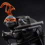 Tortugas Ninja Estatua 1/10 Art Scale Michelangelo Black and White Variant 26 cm heo exclusive